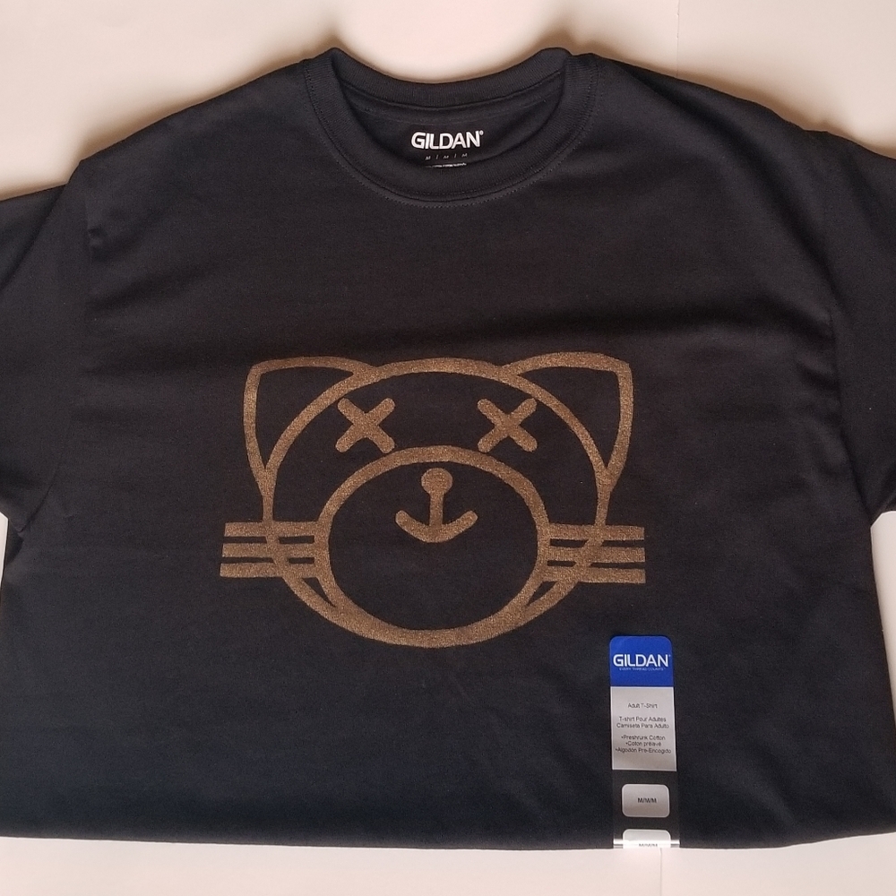 SOLD Kissland Oxcy XO Gold on Black Shirt